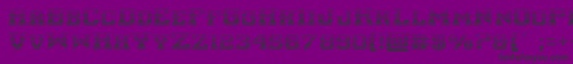 interceptorgrad Font – Black Fonts on Purple Background