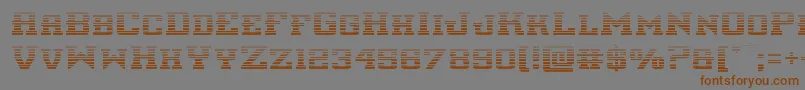 interceptorgrad Font – Brown Fonts on Gray Background