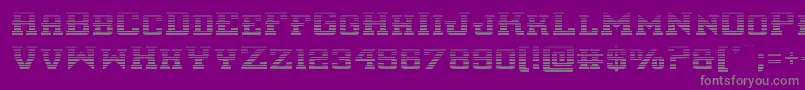 interceptorgrad Font – Gray Fonts on Purple Background