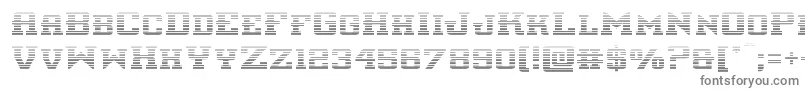 interceptorgrad Font – Gray Fonts on White Background
