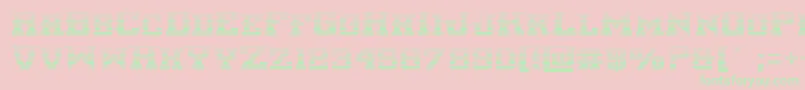 interceptorgrad Font – Green Fonts on Pink Background