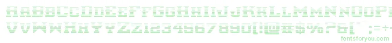 interceptorgrad Font – Green Fonts on White Background