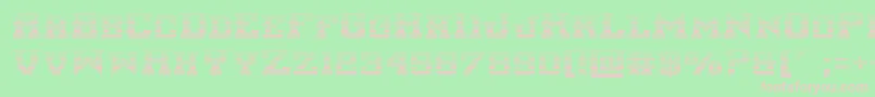 interceptorgrad Font – Pink Fonts on Green Background