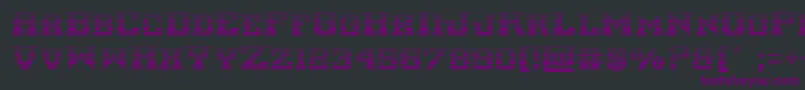 interceptorgrad Font – Purple Fonts on Black Background