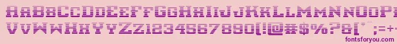 interceptorgrad Font – Purple Fonts on Pink Background
