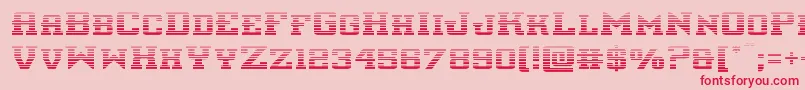 interceptorgrad Font – Red Fonts on Pink Background