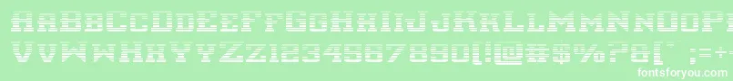 interceptorgrad Font – White Fonts on Green Background