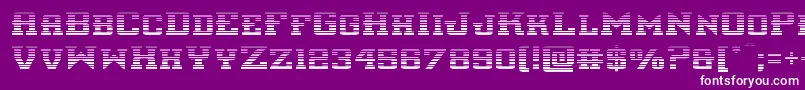 interceptorgrad Font – White Fonts on Purple Background