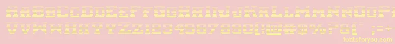 interceptorgrad Font – Yellow Fonts on Pink Background