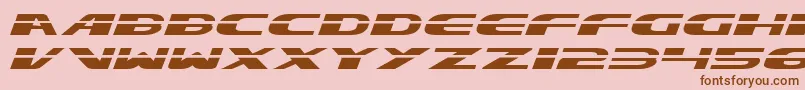 Excelate Font – Brown Fonts on Pink Background