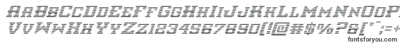 Шрифт interceptorgradital – широкие шрифты