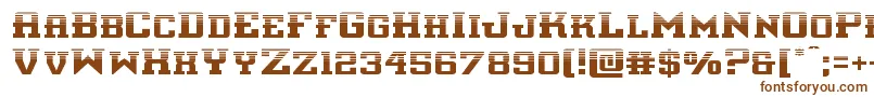 interceptorhalf Font – Brown Fonts on White Background