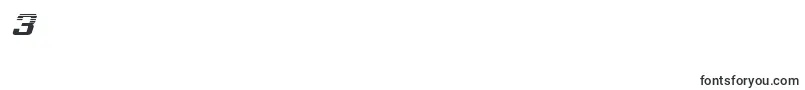 フォントinterceptorhalfital – フォント数字3