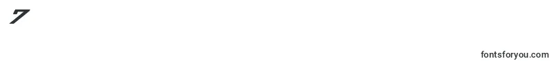 フォントinterceptorsuperital – フォント数字7