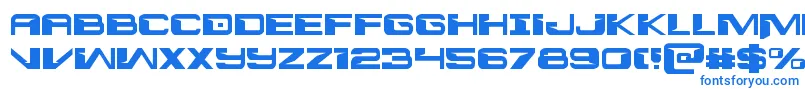 フォントinterdiction1 1 – 青いフォント