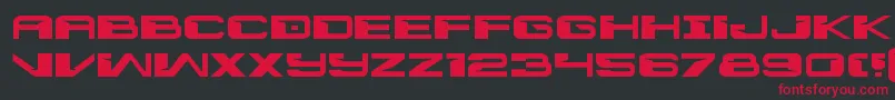 interdictionexpand1 1 Font – Red Fonts on Black Background