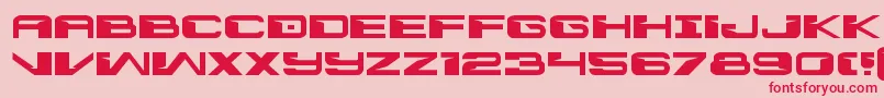 interdictionexpand1 1 Font – Red Fonts on Pink Background
