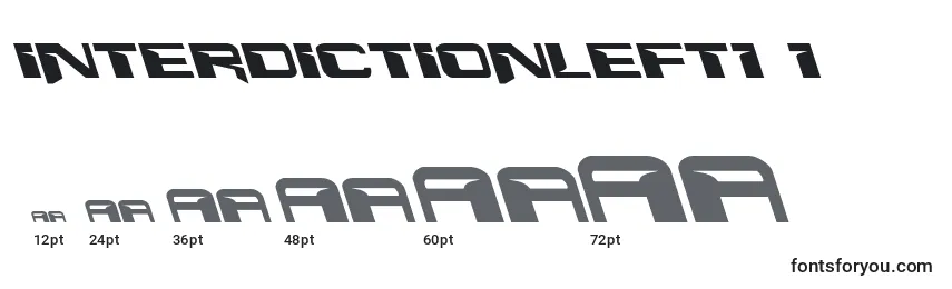 Interdictionleft1 1 Font Sizes