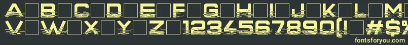 More about Interfearence Font Interfearence Font – Yellow Fonts on Black Background