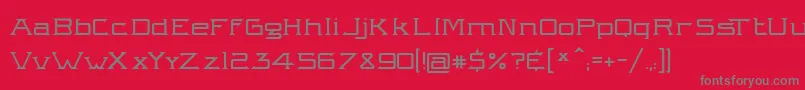 Więcej informacji o czcionce Intergalactik Airlines Light Czcionka Intergalactik Airlines Light – szare czcionki na czerwonym tle