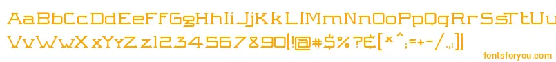 Intergalactik Airlines Light Font – Orange Fonts