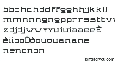 Intergalactik Airlines font – creole Fonts