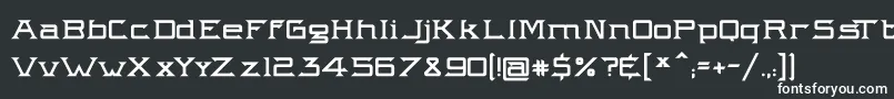 Intergalactik Airlines Font – White Fonts