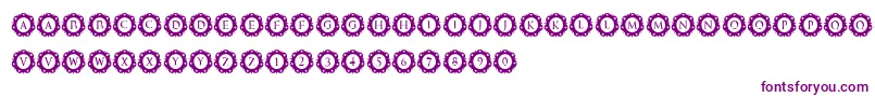 Шрифт InternationalCapitals – фиолетовые шрифты