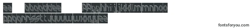 Шрифт INTERPLANETARY Hollow Inverse – македонские шрифты