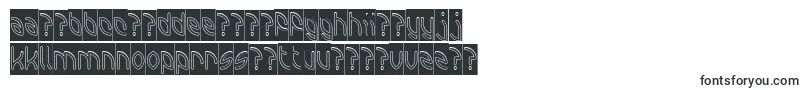 INTERPLANETARY Hollow Inverse Font – Lithuanian Fonts