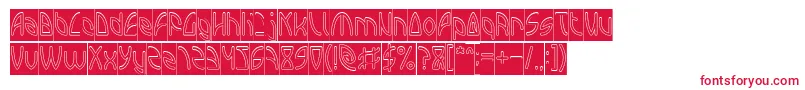 INTERPLANETARY Hollow Inverse Font – Red Fonts