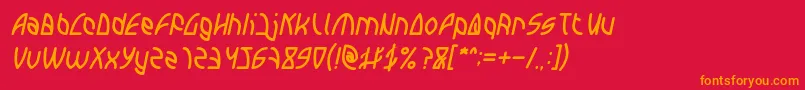 Lisätietoja INTERPLANETARY Italic-fontista INTERPLANETARY Italic-fontti – oranssit fontit punaisella taustalla