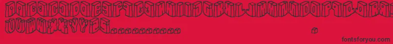 intheflesh     Font – Black Fonts on Red Background