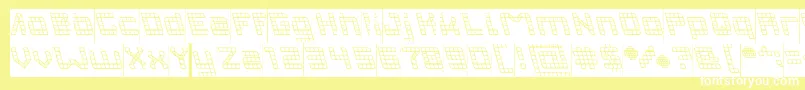 INVASION Inverse Font – White Fonts on Yellow Background