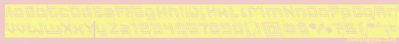 INVASION Inverse Font – Yellow Fonts on Pink Background