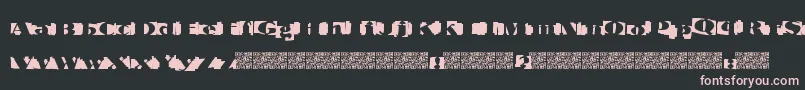 Invertage Font – Pink Fonts on Black Background
