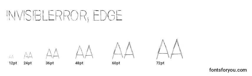 Invisiblerror, Edge Font Sizes