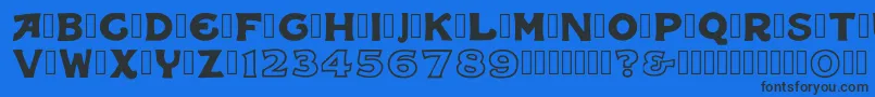 En savoir plus sur la police IqbalCamel Regular Police IqbalCamel Regular – polices noires sur fond bleu