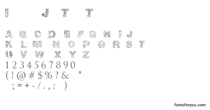 Irasuto Ji   TrueType-fontti – aakkoset, numerot, erikoismerkit