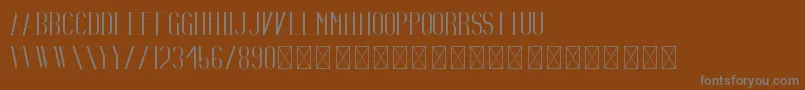 En savoir plus sur la police Irina PersonalUse Police Irina PersonalUse – polices grises sur fond brun