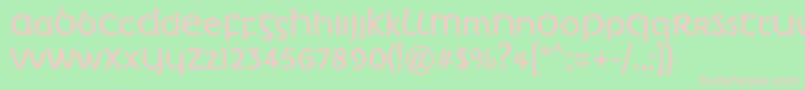 IrishPenny Font – Pink Fonts on Green Background