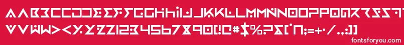 ironcobra Font – White Fonts on Red Background