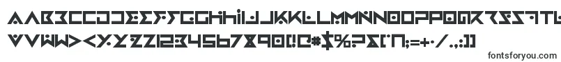 Шрифт ironcobrab – плоские шрифты