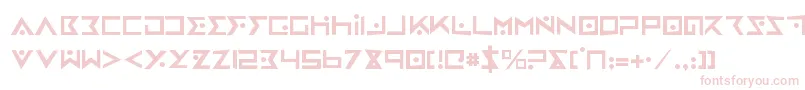 ironcobrarh Font – Pink Fonts on White Background