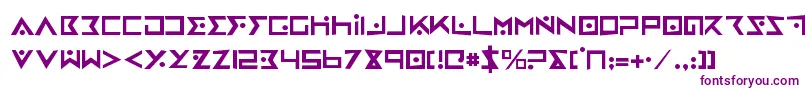 Шрифт ironcobrarh – фиолетовые шрифты