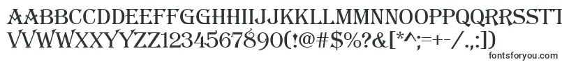 Шрифт Algerianbasd – формы шрифтов