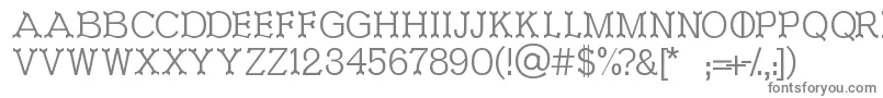 Weitere Informationen zur Ironworks-Schriftart Ironworks-Schriftart – Graue Schriften