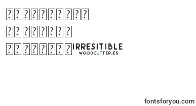Irresistible font – hebrew Fonts