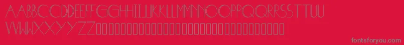 Więcej informacji o czcionce Isabel Czcionka Isabel – szare czcionki na czerwonym tle