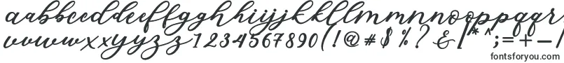Isabella Script-fontti – Kalligrafiafontit